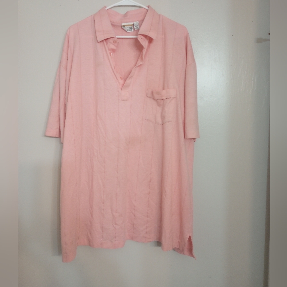 London Fog Men's Vintage 80's Short Sleeve Polo